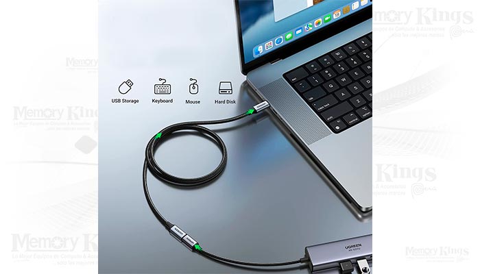 CABLE EXTENSION USB-C 1.0mts UGREEN US372