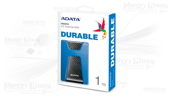 DISCO DURO USB3.2 1TB ADATA HD650 BLUE