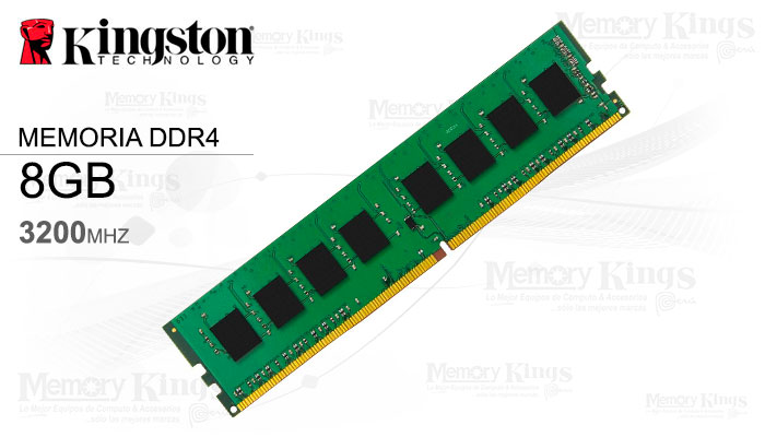 MEMORIA DDR4 8GB 3200 CL22 KINGSTON KVR32N22S6|8