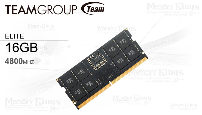 MEMORIA SODIMM DDR5 16GB 4800 TEAMGROUP ELITE