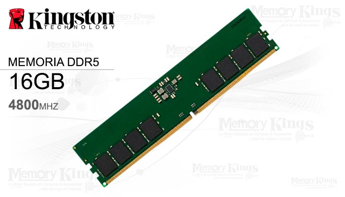 MEMORIA DDR5 16GB 4800 KINGSTON (KCP)