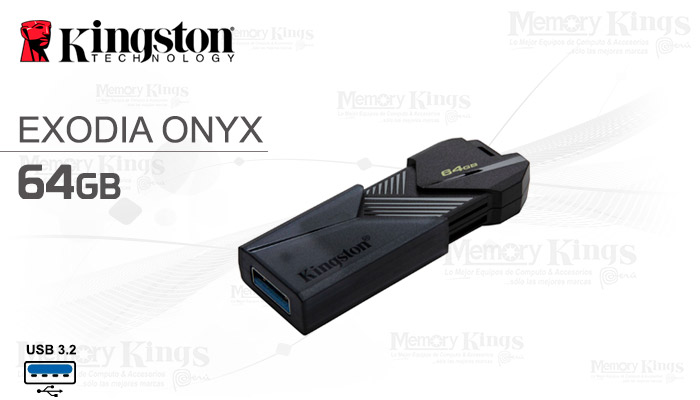 MEMORIA USB 64GB KINGSTON EXODIA ONYX