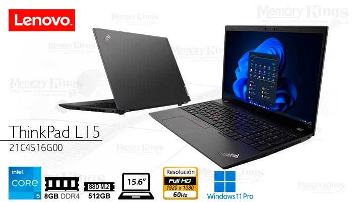 LAPTOP Core i5-1235U ThinkPad L15 8|512|15.6 W11P