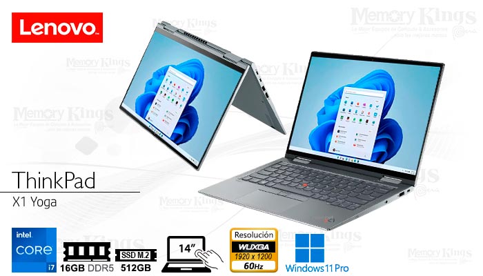 LAPTOP Core i7-1260P ThinkPad X1 Yoga 16|512|14WP
