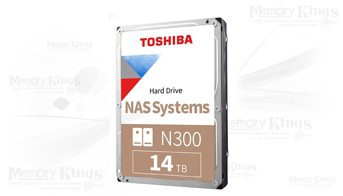 DISCO DURO 3.5 14TB TOSHIBA N300 NAS 512MB