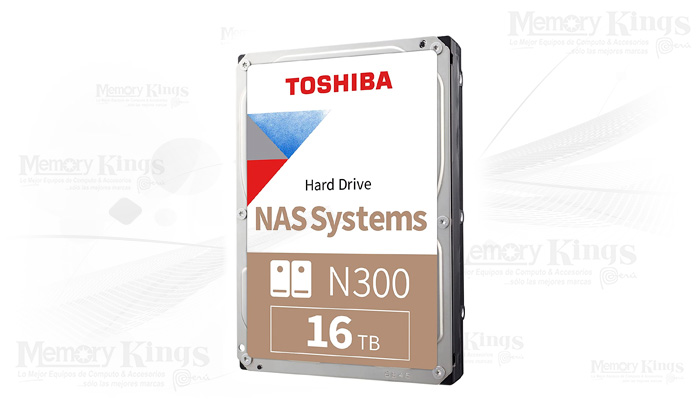 DISCO DURO 3.5 16TB TOSHIBA N300 NAS 512MB