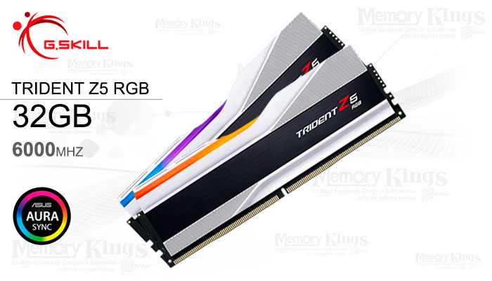MEMORIA DDR5 32GB 6000 CL30 G.SKILL TZ5RS 2x16GB DUAL CHANNEL