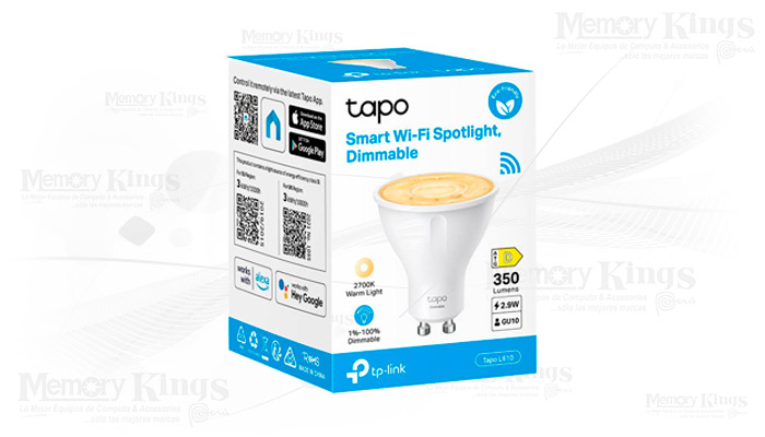 TP-Link TAPO L610(4-PACK) - TP-Link Tapo L610 Bombilla inteligente Wi-Fi  Blanco 2,9 W