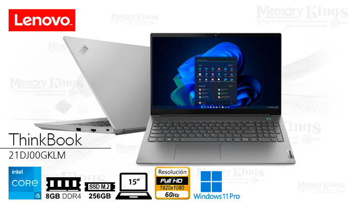 LAPTOP Core i5-1235U LENOVO ThinkBook 15 G4 8/256/15 W11PRO