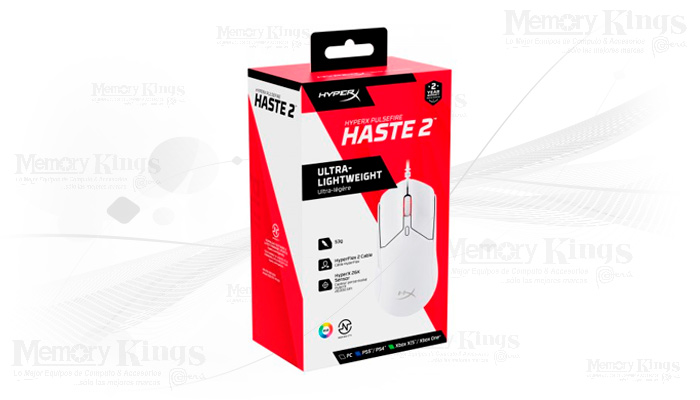 MOUSE Gaming HYPERX Pulsefire Haste 2 White