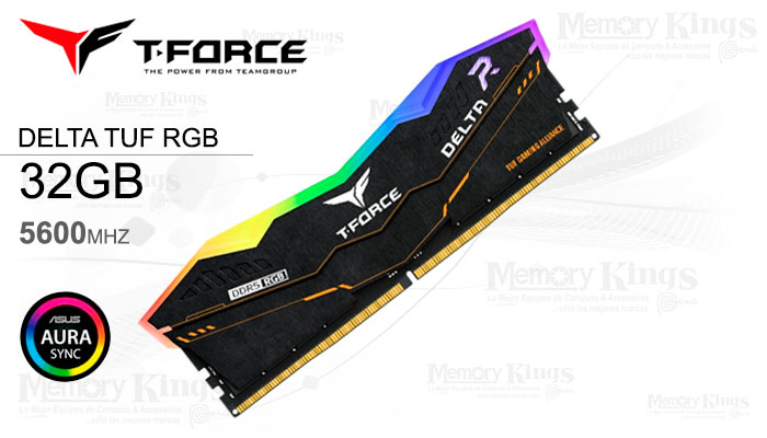 MEMORIA DDR5 32GB 5600 T-FORCE DELTA TUF
