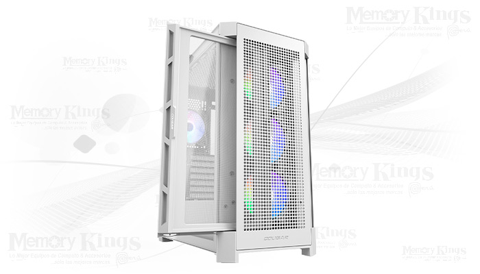 CASE Mid Tower COUGAR DUOFACE PRO RGB WHITE