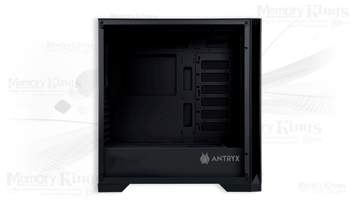 CASE Mid Tower ANTRYX FX730 ARGB 4FAN USB-C BLACK