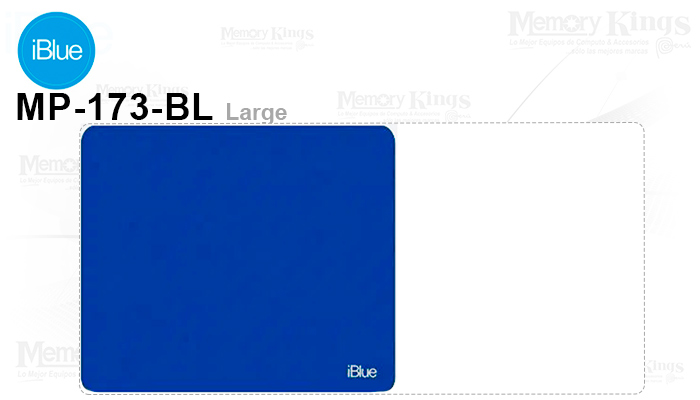 PAD MOUSE IBLUE MP-173-BL 22cm x 8.5cm BLUE