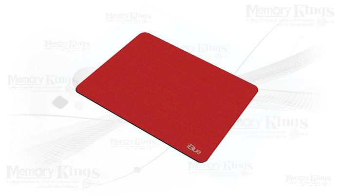 PAD MOUSE IBLUE MP-173-RD 22cm x 8.5cm RED