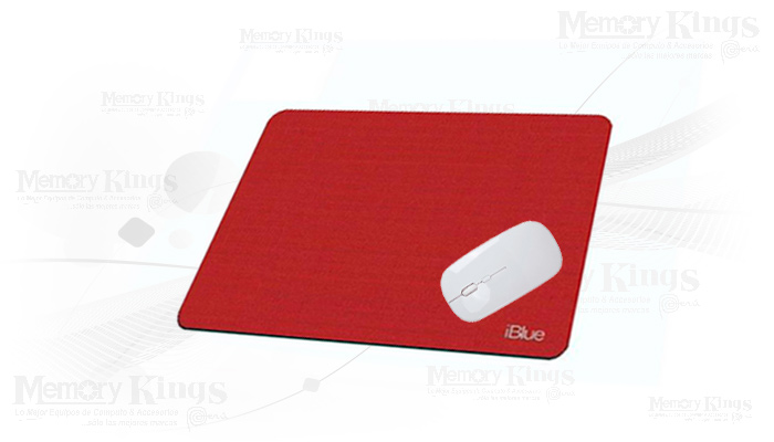 PAD MOUSE IBLUE MP-173-RD 22cm x 8.5cm RED