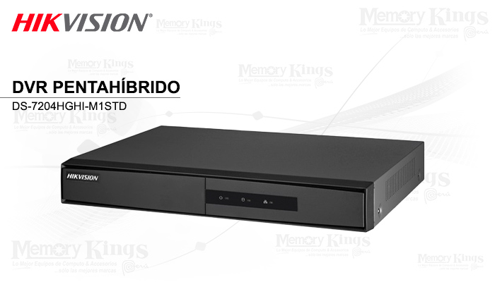 DVR HIKVISION DS-7204HGHI-F1 FHD 1080P 4-CANALES