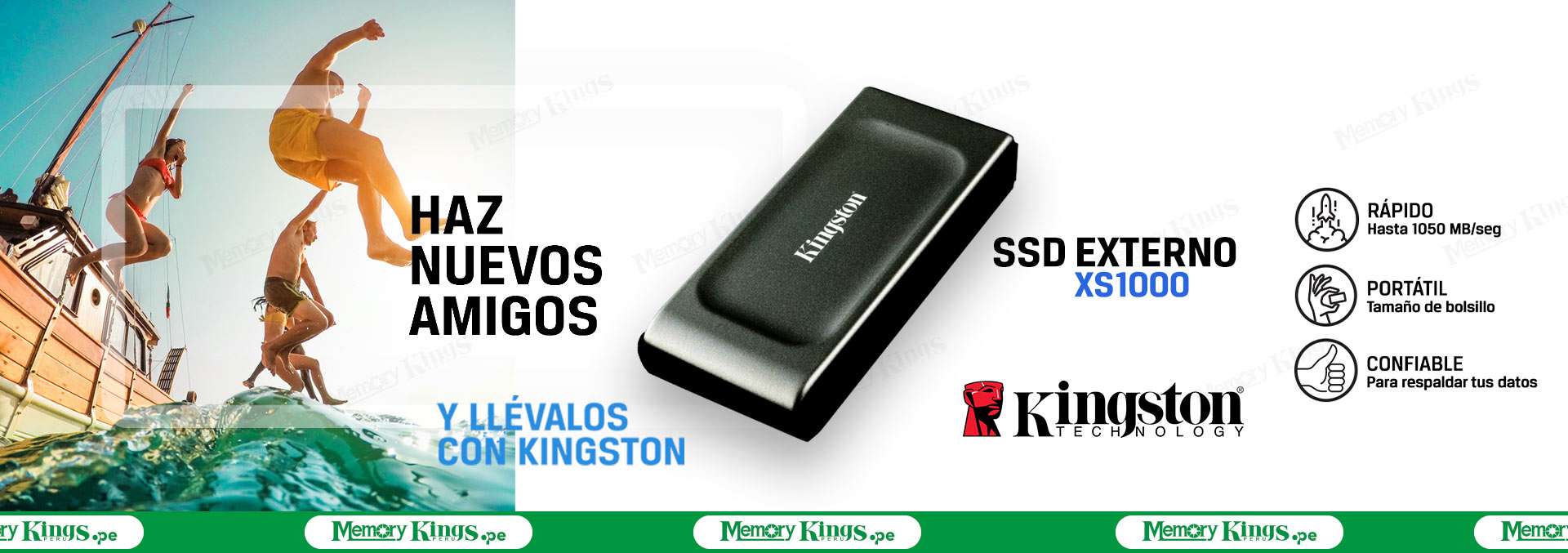 035210 - UNIDAD SSD USB-C|USB 2TB KINGSTON XS1000