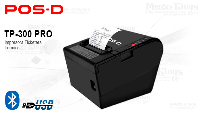 IMPRESORA Termica POS-D TP-300 PRO BT USB|BT