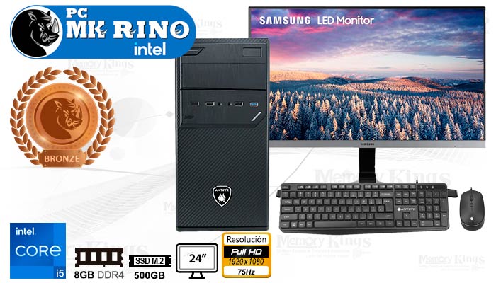 PC Core i5-10400 MK RINO E550M 8|500|24|UHD630