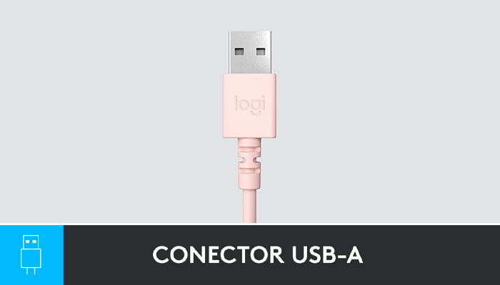 AURICULAR USB LOGITECH H390 V2 PINK