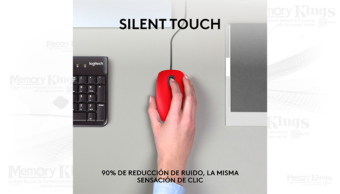 MOUSE LOGITECH M110 SILENT RED
