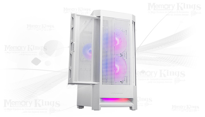CASE Mid Tower COUGAR DUOFACE RGB WHITE