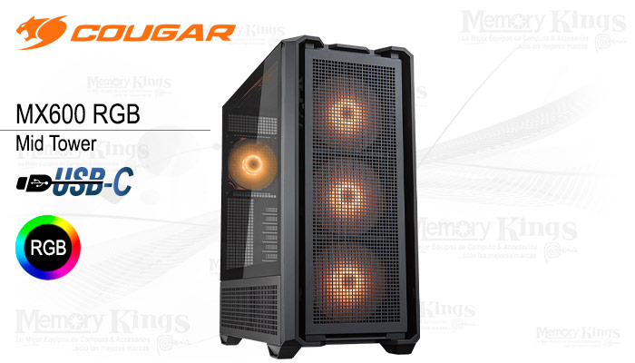 CASE Full Tower COUGAR MX600 RGB BLACK