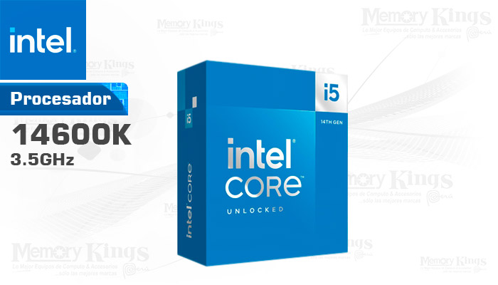 PROCESADOR INTEL Core i5-14600K 3.5GHZ|24MB 1700