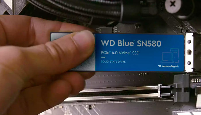 UNIDAD SSD M.2 PCIe 2TB WD BLUE SN580