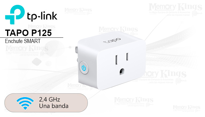ENCHUFE MINI SMART Wi-Fi TP-LINK TAPO P125 - Memory Kings, lo