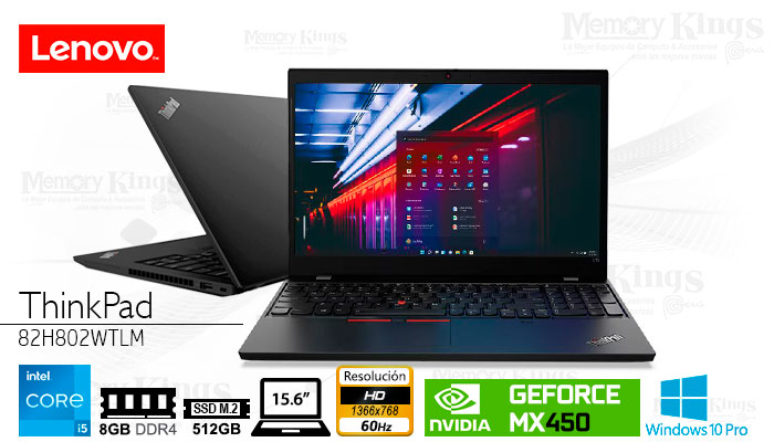 LAPTOP Core i5-1135G7 LENOVO ThinkPad L15 G2 8/512/15.6/MX450 W11PRO