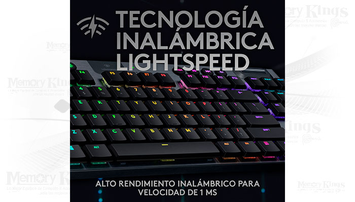 TECLADO Gaming LOGITECH G915 TKL RGB LIGHTSPEED