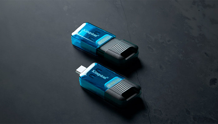 MEMORIA USB-C 256GB KINGSTON DT 80M BK|BLUE