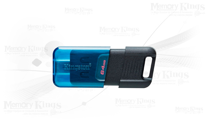 MEMORIA USB-C 64GB KINGSTON DT 80M BK|BLUE