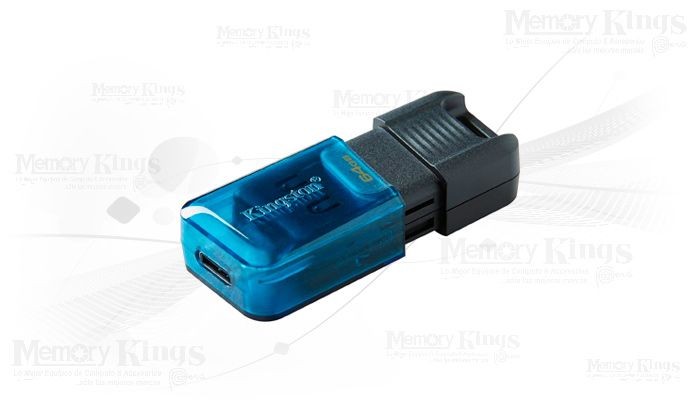MEMORIA USB-C 64GB KINGSTON DT 80M BK|BLUE