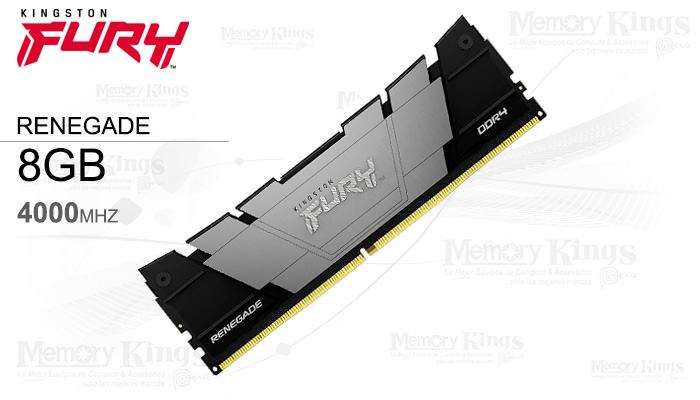 MEMORIA DDR4 8GB 4000 CL19 FURY RENEGADE BLACK