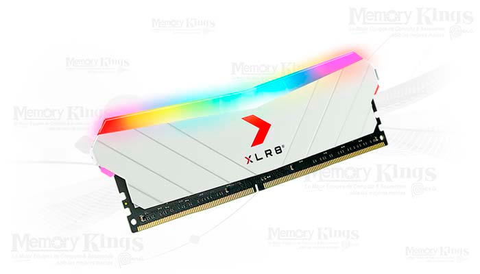MEMORIA DDR4 16GB 3200 CL16 PNY XLR8 RGB WHITE