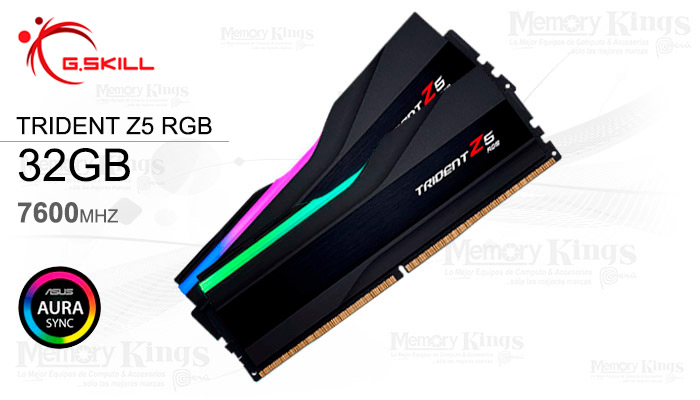 MEMORIA DDR5 32GB 7600 CL36 G.SKILL TZ5RS 2x16GB RGB BLACK