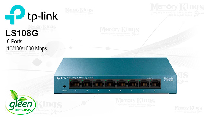 SWITCH GbE 8pt TP-LINK LS108G Metal