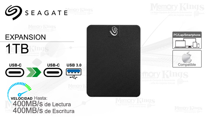 UNIDAD SSD USB-C|USB 1TB SEAGATE EXPANSION