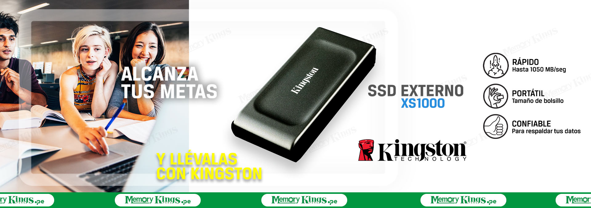 035209 - UNIDAD SSD USB-C|USB 1TB KINGSTON XS1000
