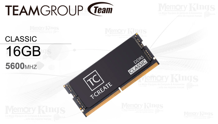 MEMORIA SODIMM DDR5 16GB 5600 CL46 TEAMGROUP