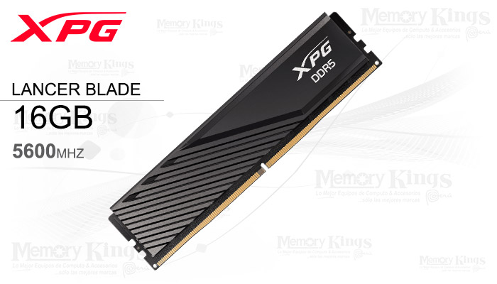 MEMORIA DDR5 16GB 5600 CL40 XPG LANCER BLADE BLACK