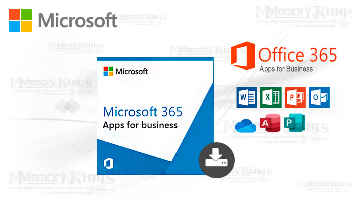 MICROSOFT 365 Apps for Business 1 año Digital