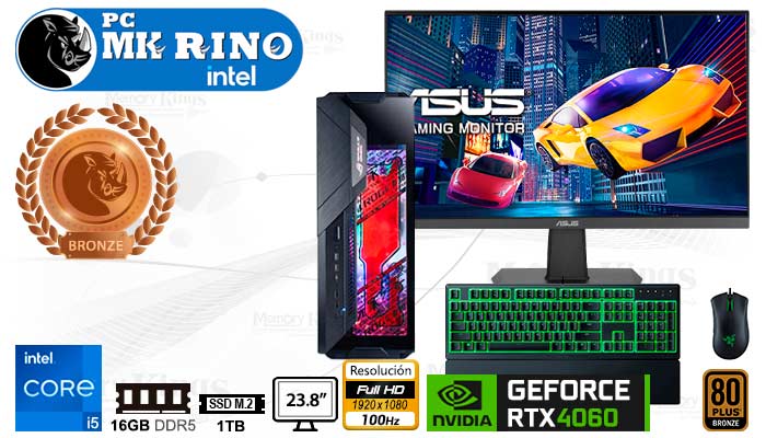PC Core i5-14400F MK RINO ROG Z11 16|S1TB|23.8