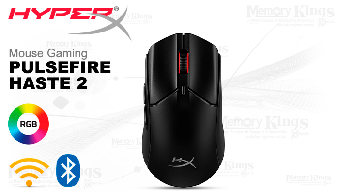 MOUSE Gaming Wireless HYPERX Pulsefire Haste 2