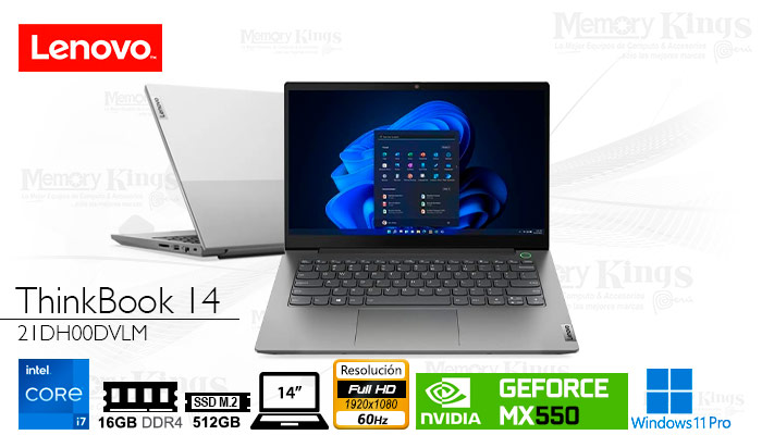 LAPTOP Core i7-1255U LENOVO ThinkBook 14 G4 IAP 16/512/14