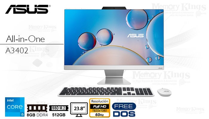 PC All in One Core i5-1235U ASUS A3402 8|512|23.8